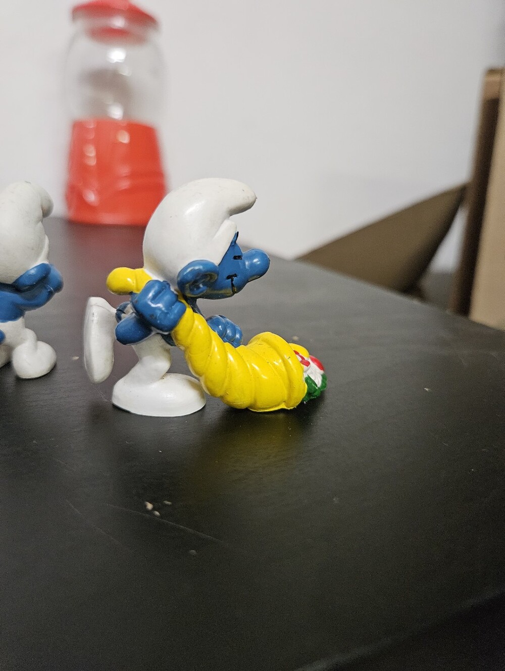 Smurfs Peyo Action Figure Lot 70's Vintage crying smurf and cornucopia smurf - Picture 5 of 7